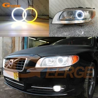 for volvo s80 v70 xc70 xenon headlight ultra bright dual color switchback day light turn signal smd led angel eyes halo rings