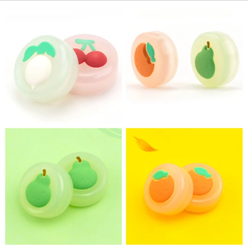 4 предмета в комплекте с фруктовым принтом из вишен груша оранжевый Стик ручка