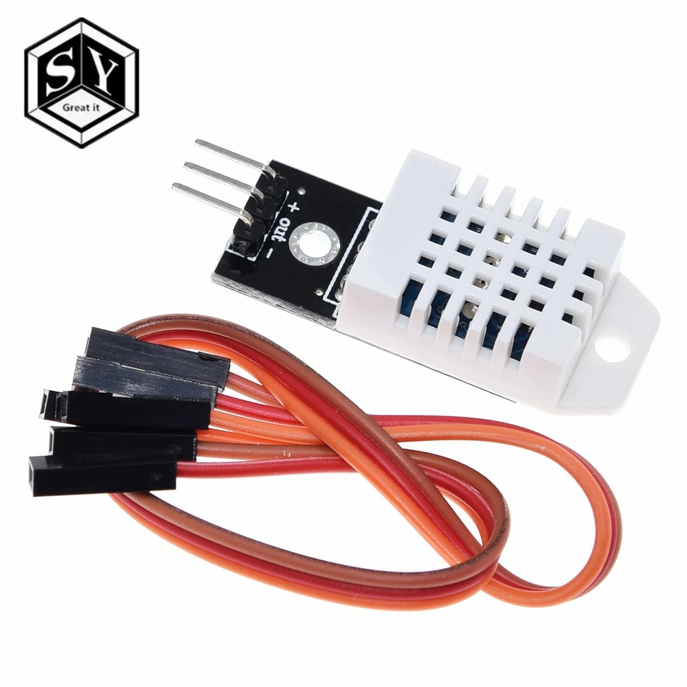 1 комплект DHT22 одношиповый цифровой модуль датчика температуры и влажности AM2302