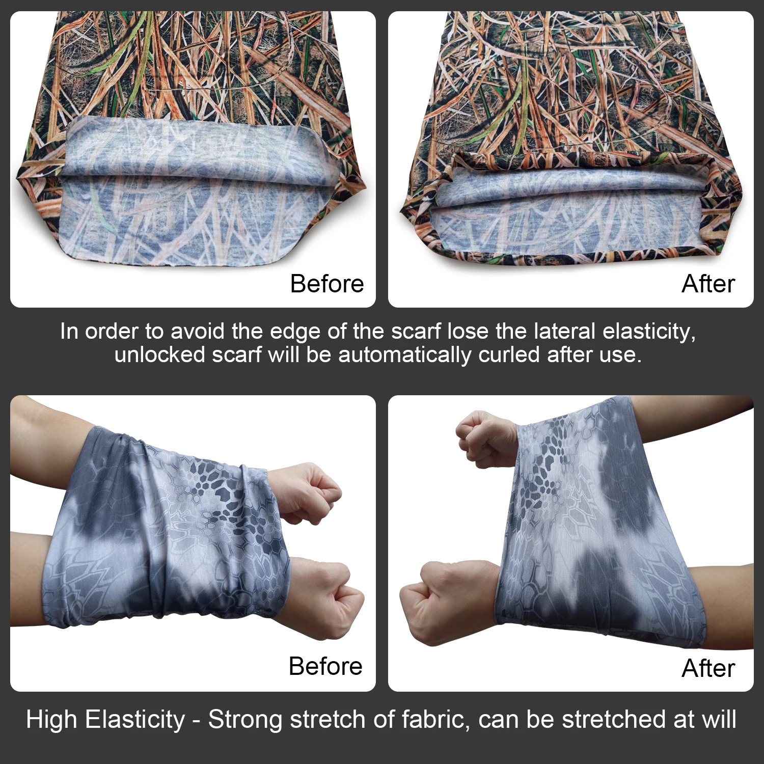 

Seamless Magic Face Mask Bandana Balaclava Motorcycle Ski Sun Men Women Scarf Fishing Driving Windproof Neck Gaiter Men Women