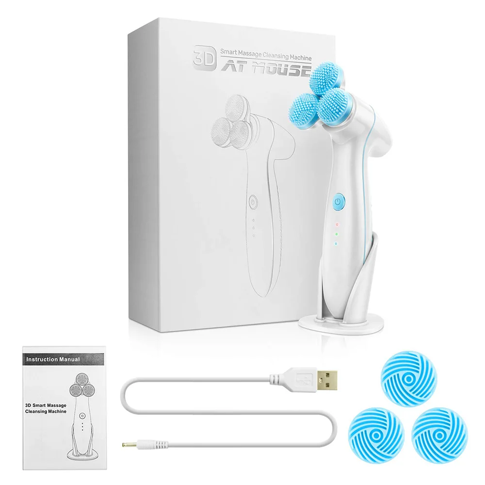 Водонепроницаемая электрическая Очищающая щетка для лица лучшая