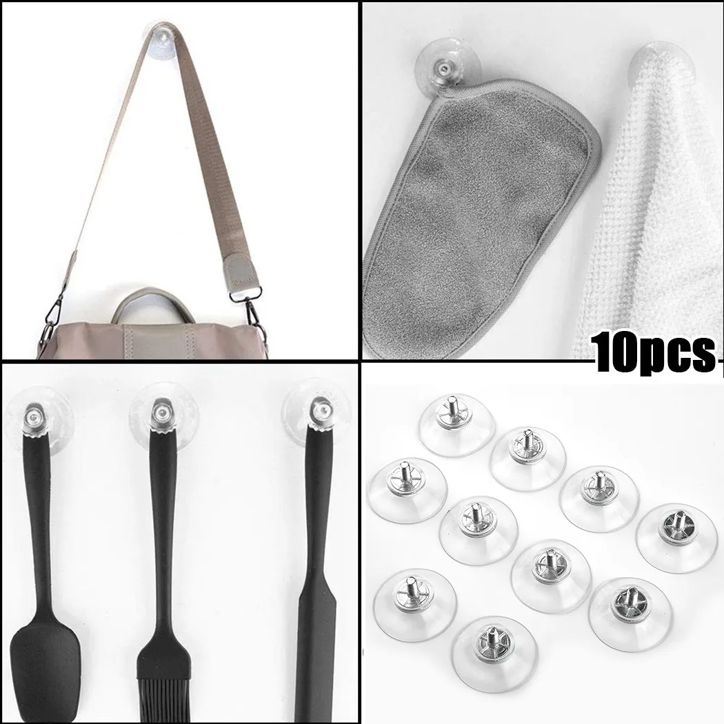 

Suction Hooks Thumb Trade Transparent 10x32mm Plate Suckers Environmental