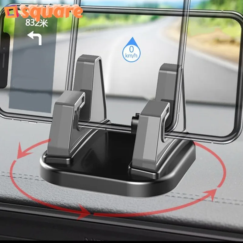 

Brand New Rotate Phone Holder In Car Dashboard Sticking Universal Stand Mount Bracket Holder for Mobile Phone Car Accessories