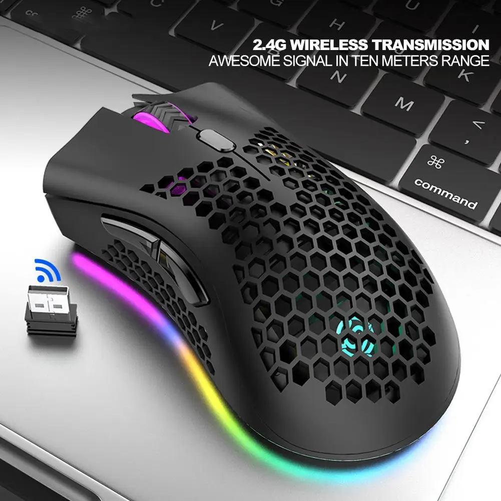

Wireless Optical Mouse Gamer for PC Gaming Laptops New Game Wireless Mice with USB Receiver Drop Shipping Mause