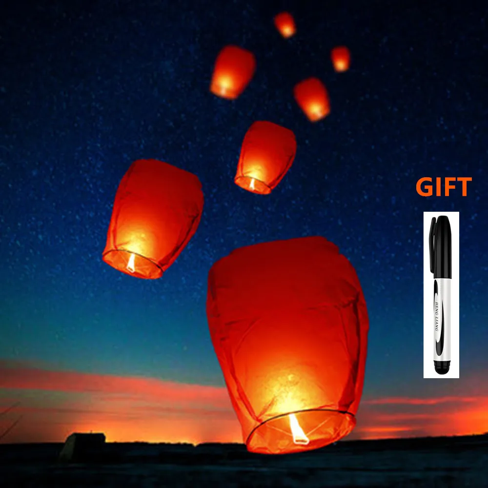 Доставка производится в течение 5 30 шт. китайский бумажный Небесный Летающие