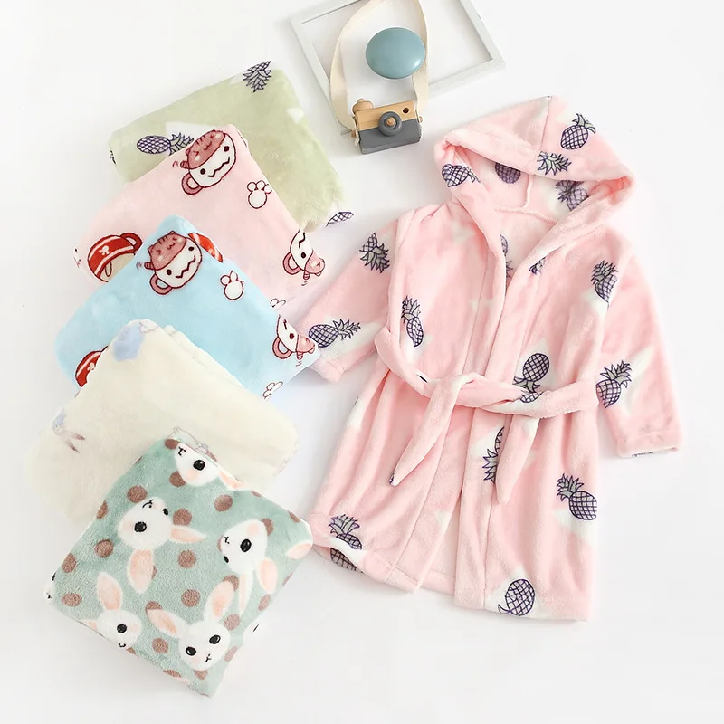 

Baby Bath Towel Bathrobe For Children Baby Stuff Bath And Shower Baby Hooded Towels Baby Items Soft Flannel Bath Towel Baby Robe