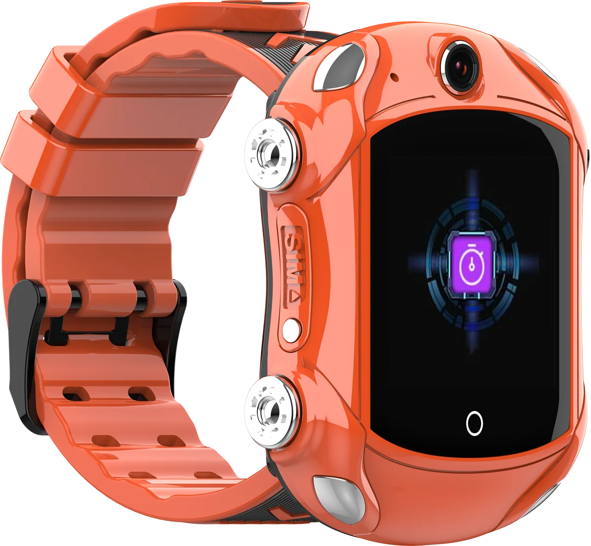 Водонепроницаемые Смарт-часы IP67 с дистанционной камерой 4G GPS Wi-Fi детские