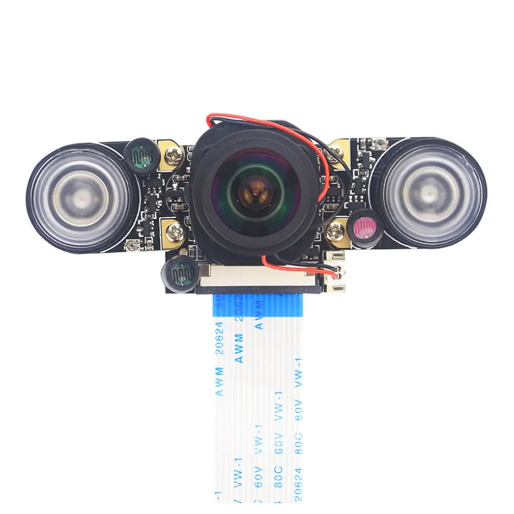 

Модуль камеры для Raspberry Pi с автоматической ИК-камерой ночного видения 5 Мп HD веб-камера для Raspberry Pi 4 Модель B/3B +/3B/2B