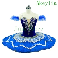blue bird ballet tutu professional classical pancake tutus nutcracker ballet dress for girls ballet performance costumes