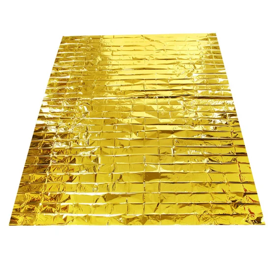 210*140 см водонепроницаемость для спасения при аварийной ситуации одеяло Фольга