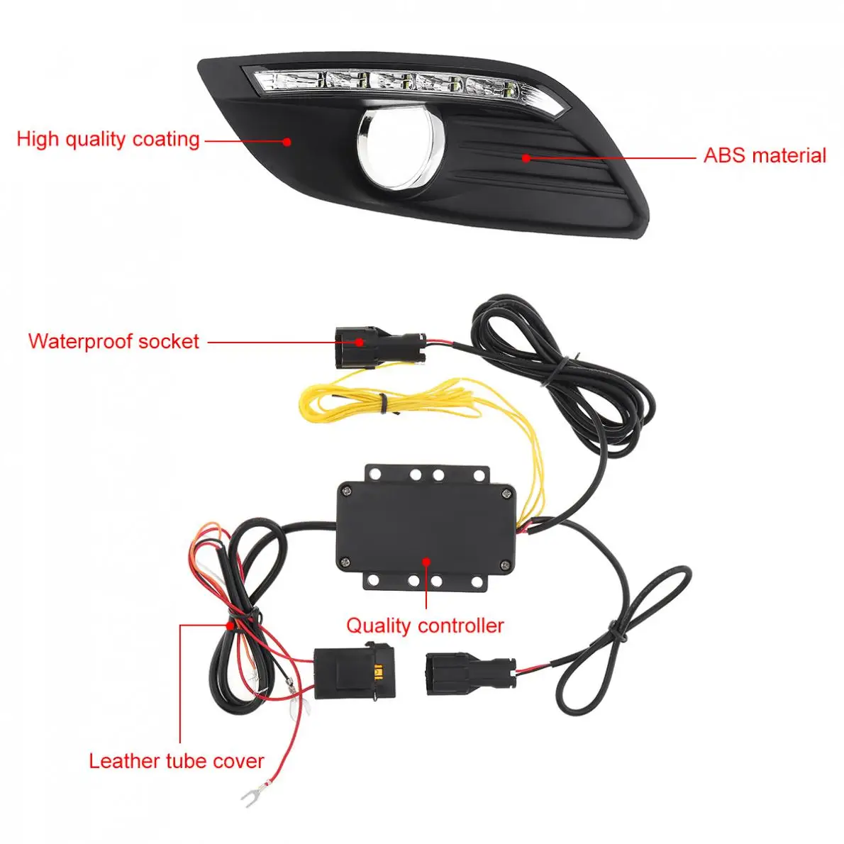 2 шт. белый светильник высокая яркость водонепроницаемый два и три отделения