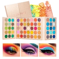 65 colors eyeshadow palette professional 3 in 1 color board makeup pallete set glitter metallic matte shimmer natural eye shadow