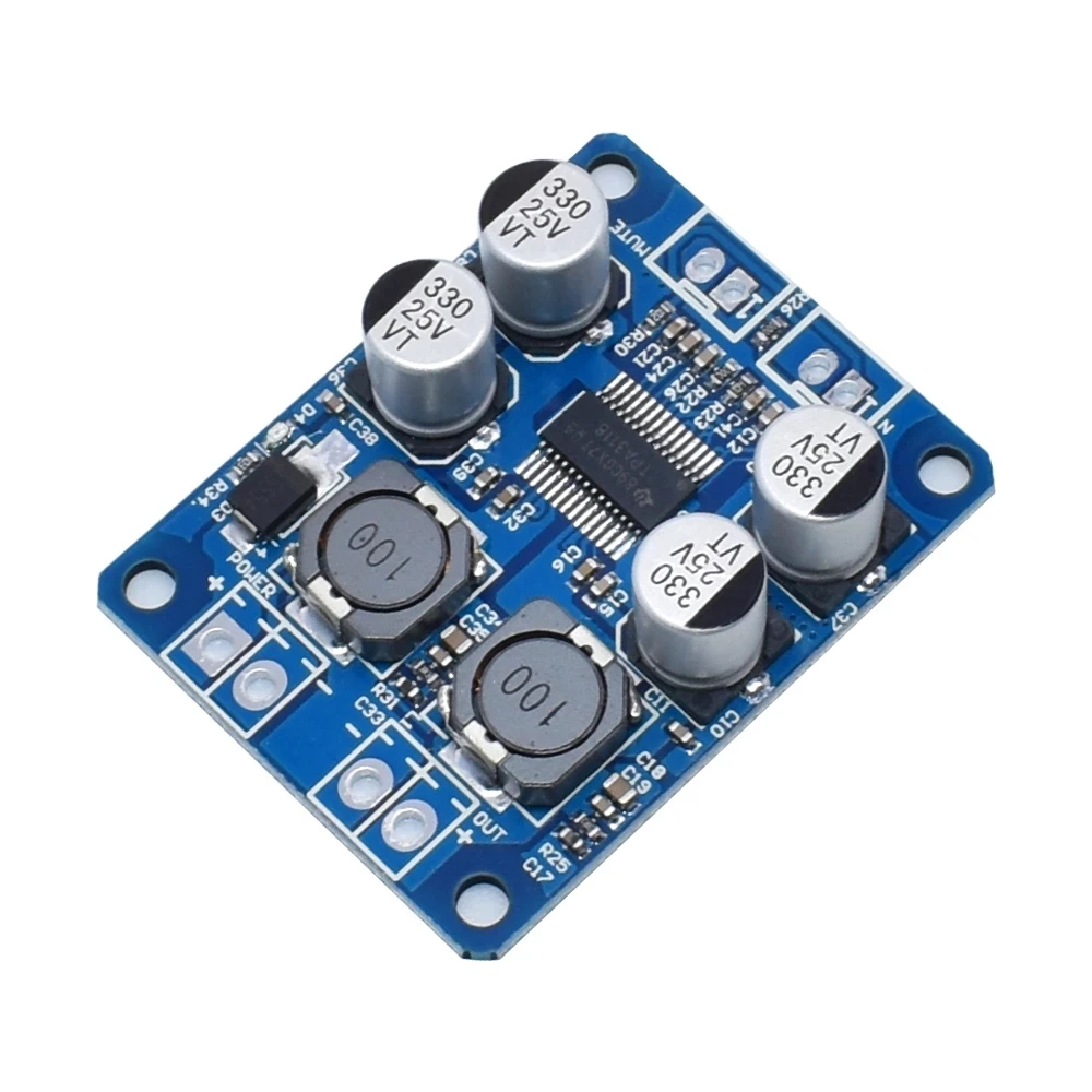 Плата цифрового усилителя TPA3118 PBTL 1X60W 12V 24V 1 шт. | Электронные компоненты и