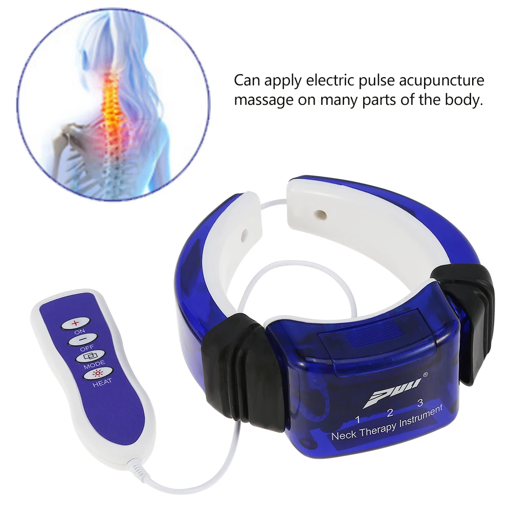 

Electric Neck Massager Pulse Acupuncture Massage Therapy Instrument Cervical Vertebra Treatment Health Care Neck Support Brace