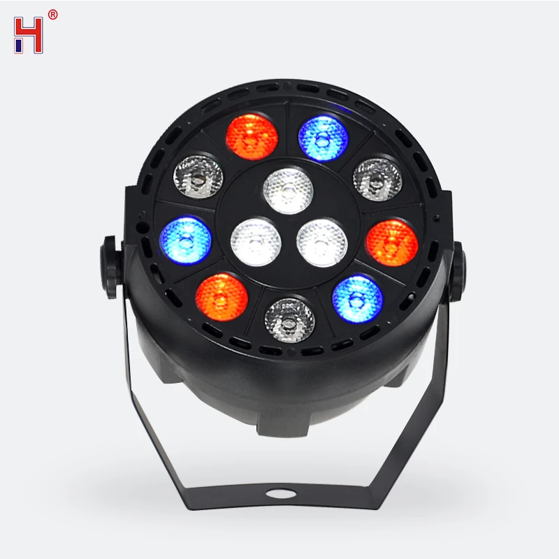 Плоский светодиодный прожектор Par 12x3W RGBW DMX сценическое освещение с DMX512 для