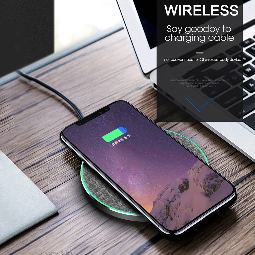 Беспроводное зарядное устройство 15 Вт для iPhone 11 Pro/X/Xs Max/XR/8 Plus|Зарядные устройства
