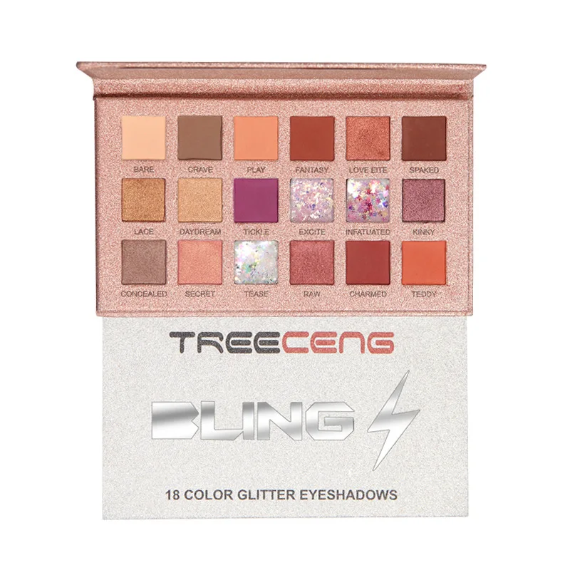 

18 Color Desert Starry Sky Eye Shadow Disc Sequin Glitter Stage Eye Makeup Gold Onion Powder Pearling Eye Shadow