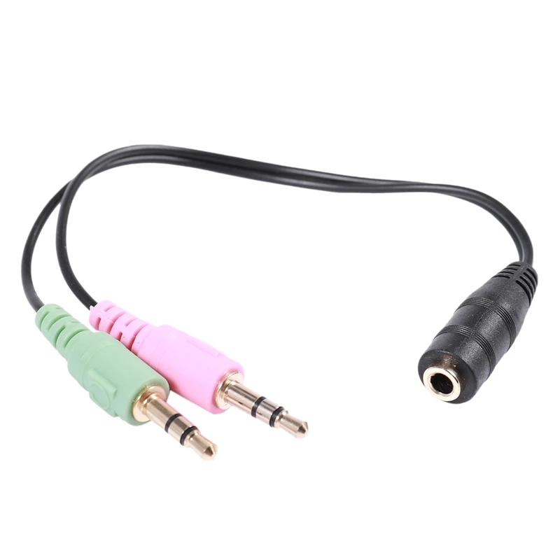 Y-образный разветвитель 3 5 мм мама-стерео для микрофона и динамика | Электроника