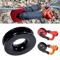 car recovery ring 41000 lbs winch soft shackle recovery ring kits truck atv winch rope hauls snatch soft shackle car accessory