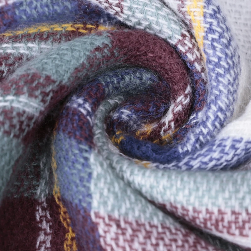 GROUP JUMP брендовый Модный зимний шарф женский треугольный теплый для женщин