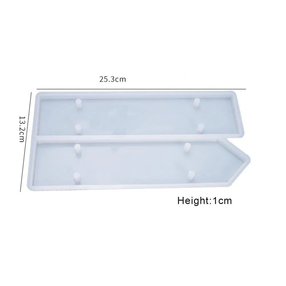 

DIY Resin Crystal Epoxy Door Number Plate Mold Indicator Signs Tags Self-made Bulletin Board Business Doorplate Silicone Mold
