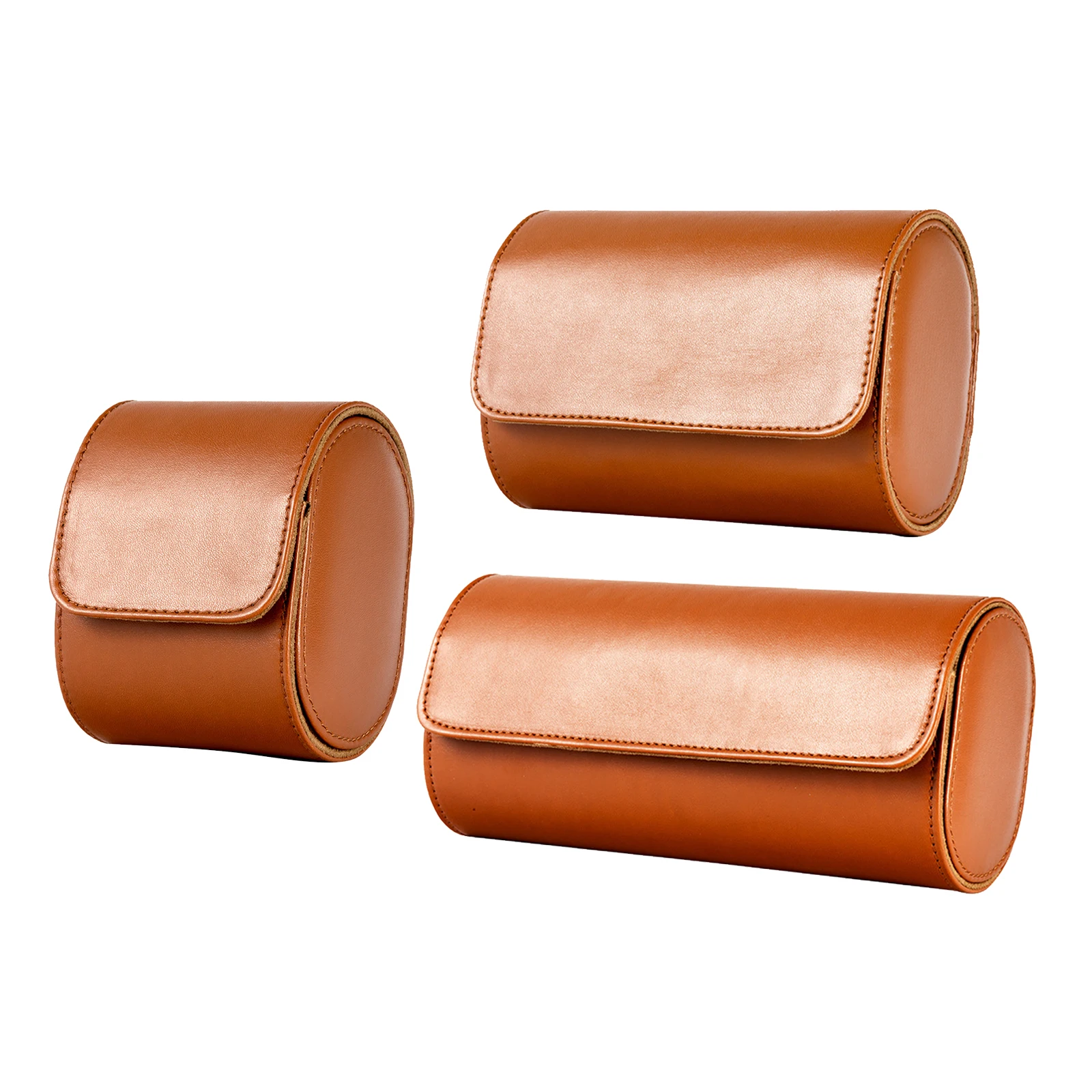 

PU Leather Watch Box Men Jewelry Earrings Storage Organizer Holder