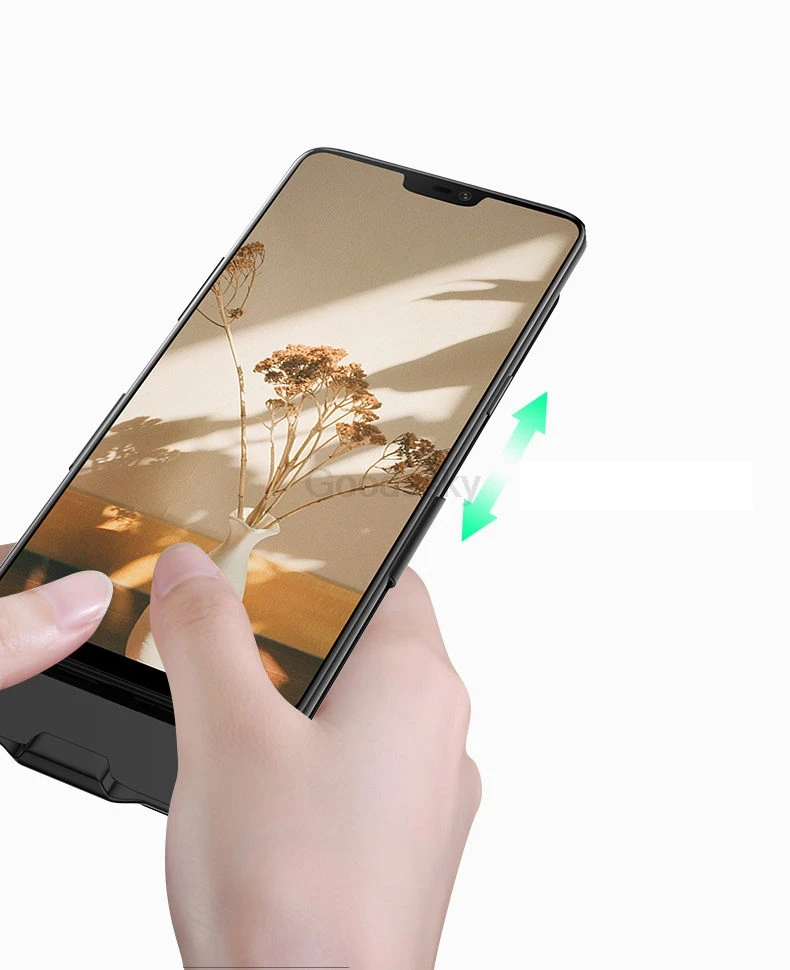 Чехол на заднюю панель с зажимом для Xiaomi PocoPhone F1, внешний аккумулятор, запасная крышка для зарядки PocoPhone F1, чехол для зарядного устройства, Funda