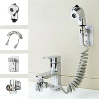 bathroom faucet sprayer sprinklerbasehosevalve set for hand basin sink with g1 2 thread spray shower faucet