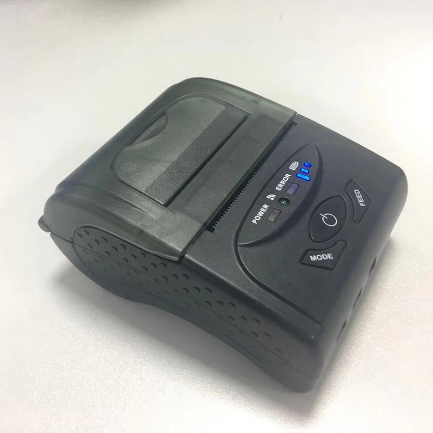 Миниатюрный беспроводной Bluetooth Термопринтер для чеков портативный 58 мм