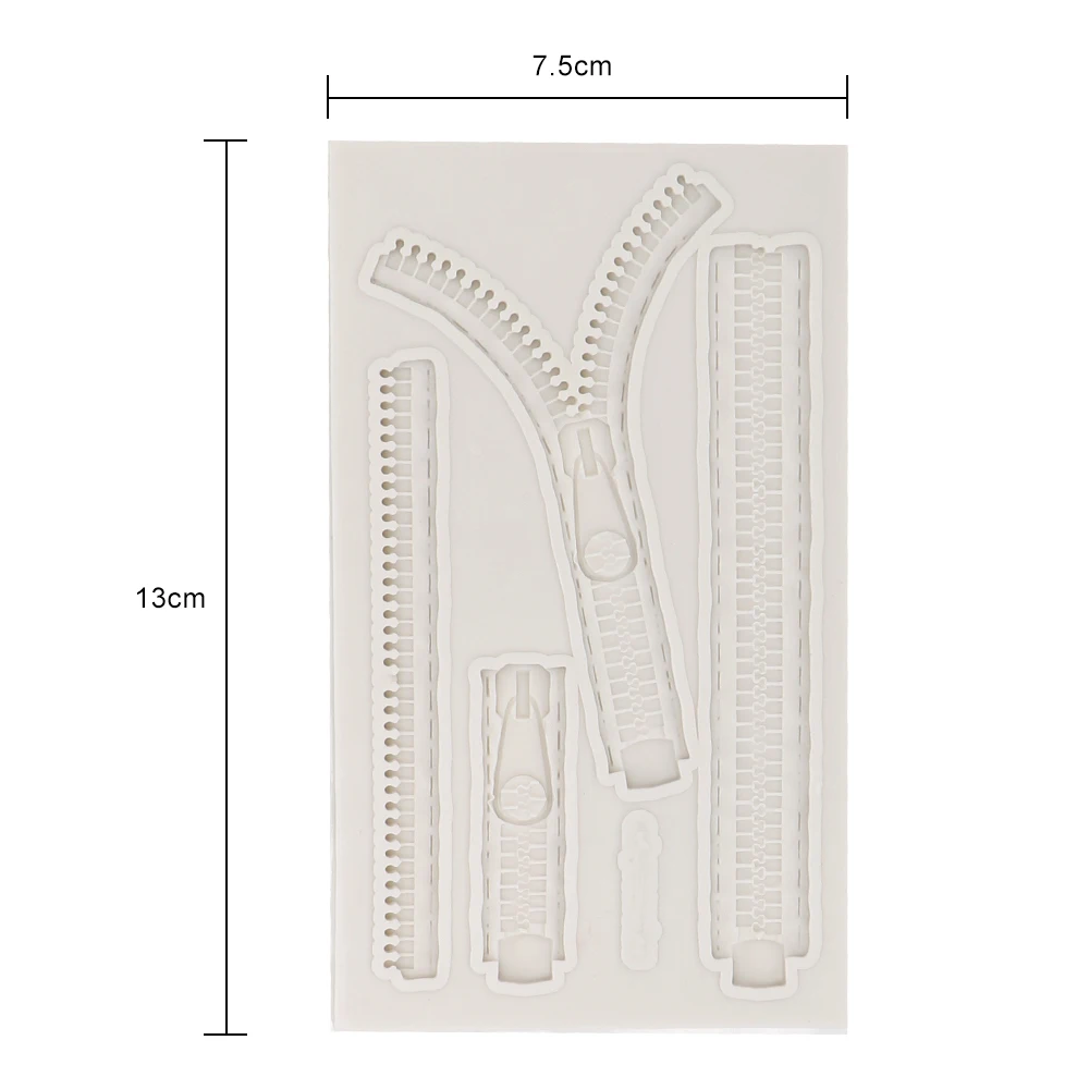 

HILIFE Sugarcraft Pastry Tool 3D Zipper Silicone Cake Mold DIY Cake Decorating Tools Chocolate Jelly Baking Mould Fondant Mold