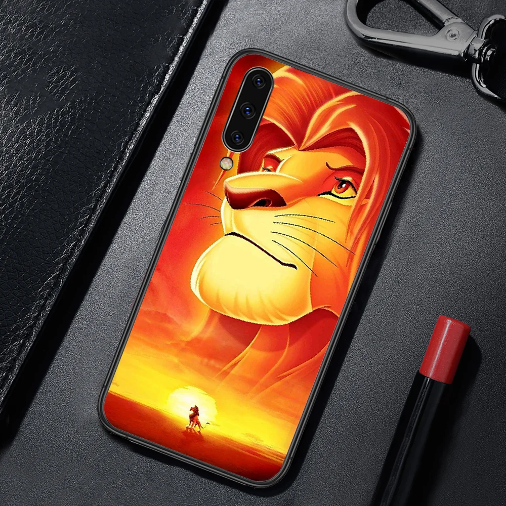 

Cartoon Lion King Simba Phone Case For For SamSung Galaxy A M 5 8 10 20 30 31 40 50 51 70 71 80 S E Black black Funda Painting
