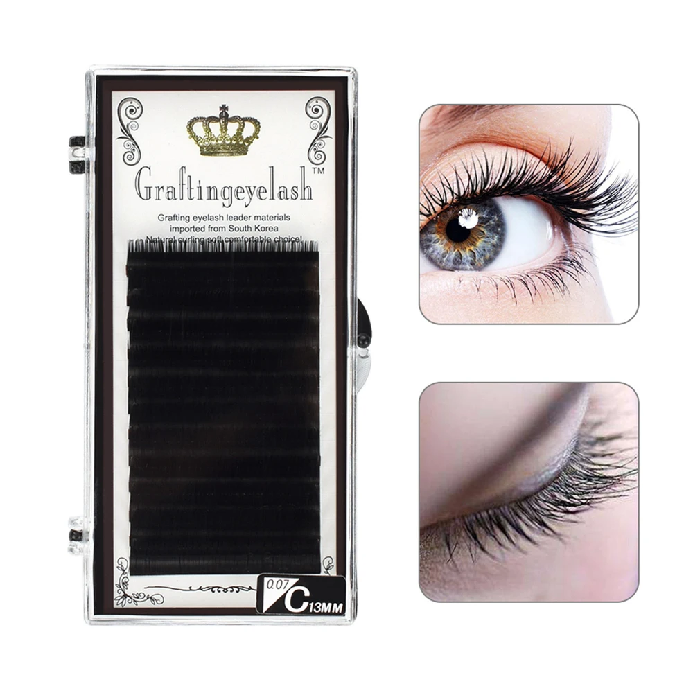 

Planting Eyelashes Protein Silk Slender Single Planted Waterproof Close-lined And Straight-line Boxed Fake Lashes