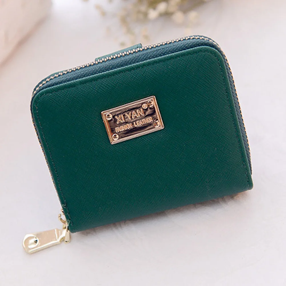 Женский кошелек на молнии для монет переносная маленькая сумка клатч женские