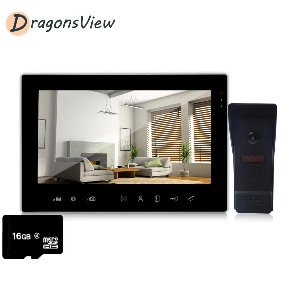 Видеодомофон Dragonsview 7 ''TFT проводной ЖК дисплей визуальный видеодомофон