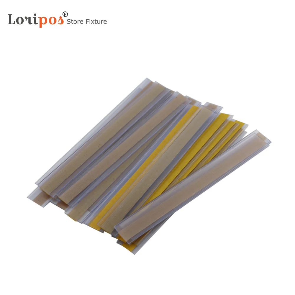 

Clear Flat Shelf Data Strip With Adhesive Backing 30mm Height