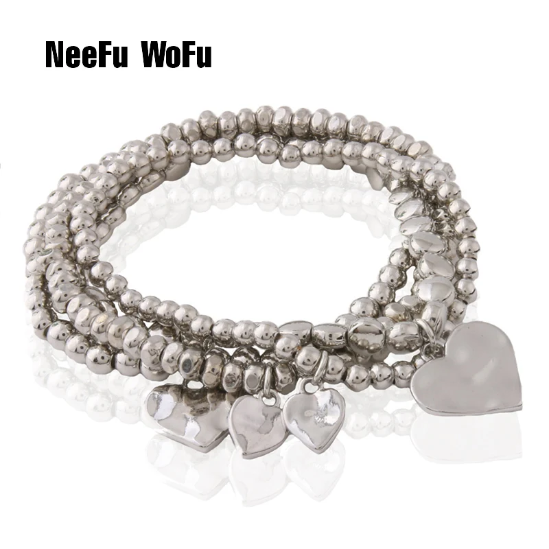 Браслеты сделай сам из цинкового сплава ретро металлический бисер браслет Nulti turn