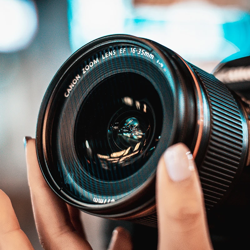 Шейджи Радужно-голубая Фильтровая Факел Камерная Линза