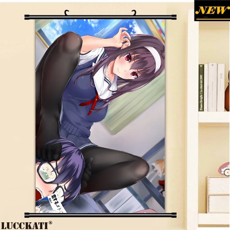 40X60 см Saekano Saenai Heroine no Sodatekata sexy loli cameltoe мультфильм аниме Настенная картина