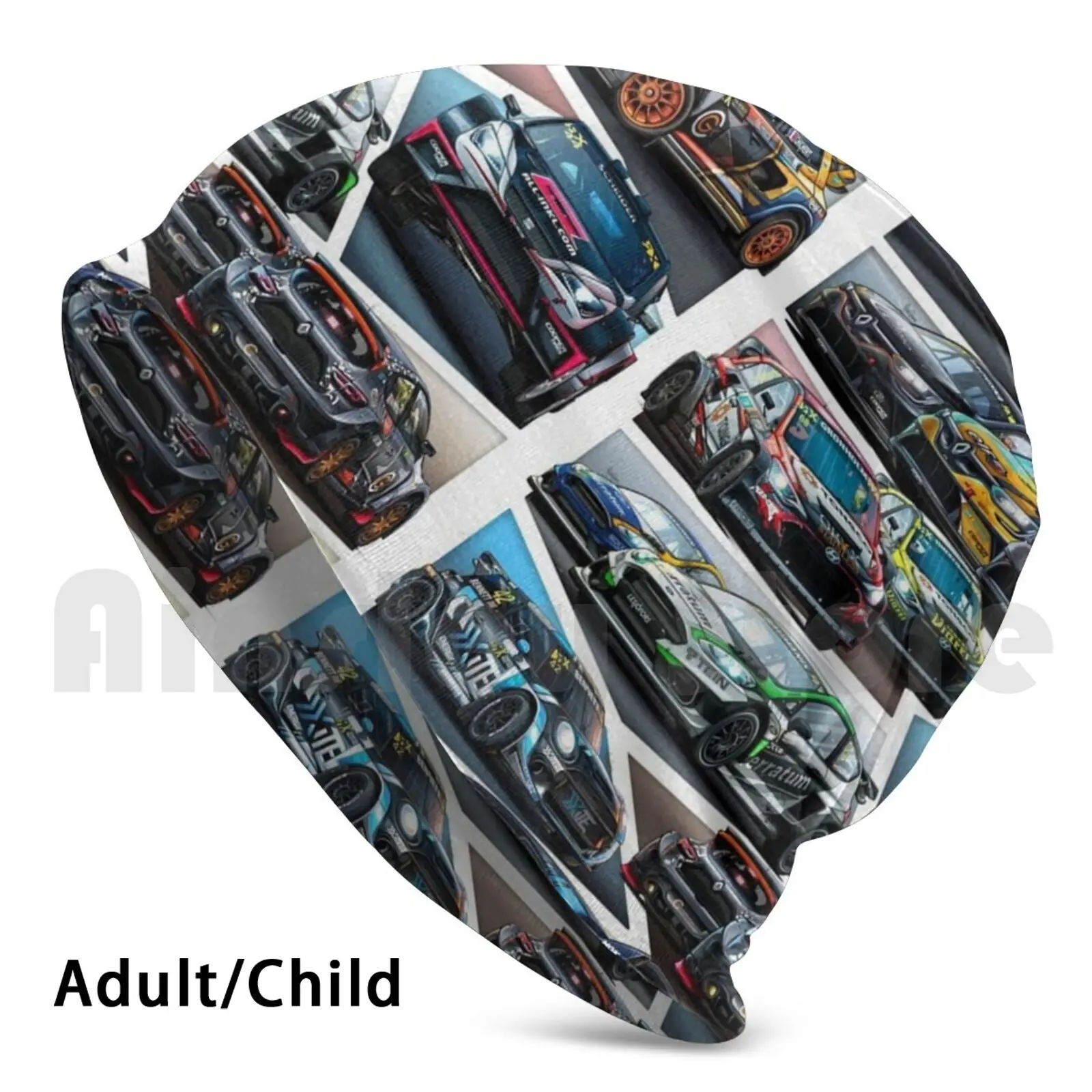 Фото Цифровая Шапка-бини для рисования Fia World Rallycross 2019, шапка-углубление, подушка с принтом «сделай сам», ралли World Rallycross, ралли Wrx Rx №2
