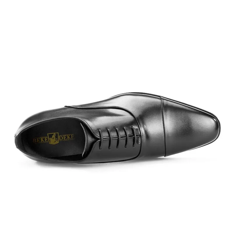 Мужские модельные туфли из натуральной кожи наивысшего качества цвет черный