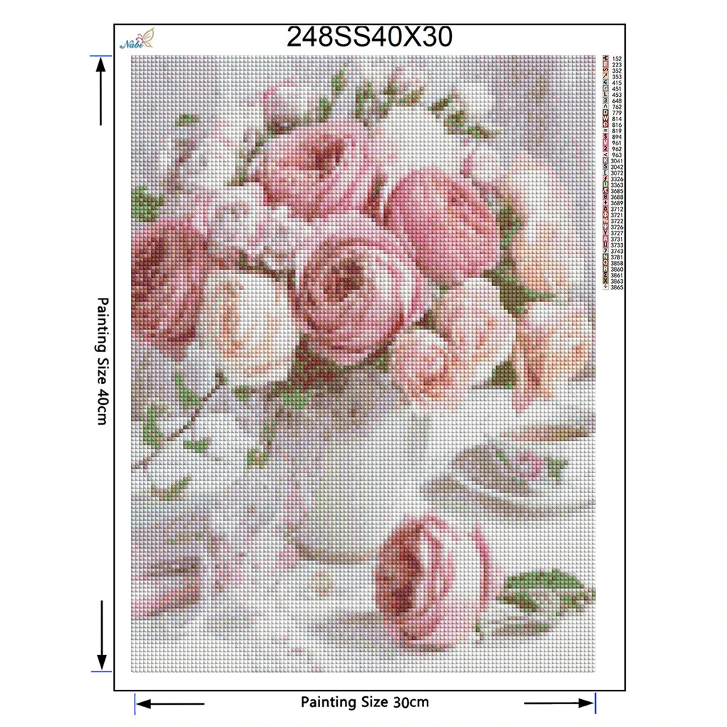 Сделай Сам: квадратная дрель Алмазная вышивка крестиком на рисунке полный 100%