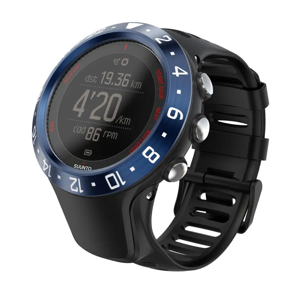 Meatel рамка из нержавеющей стали Смарт часы чехол для SUUNTO AMBIT3 RUN черный HR Часы