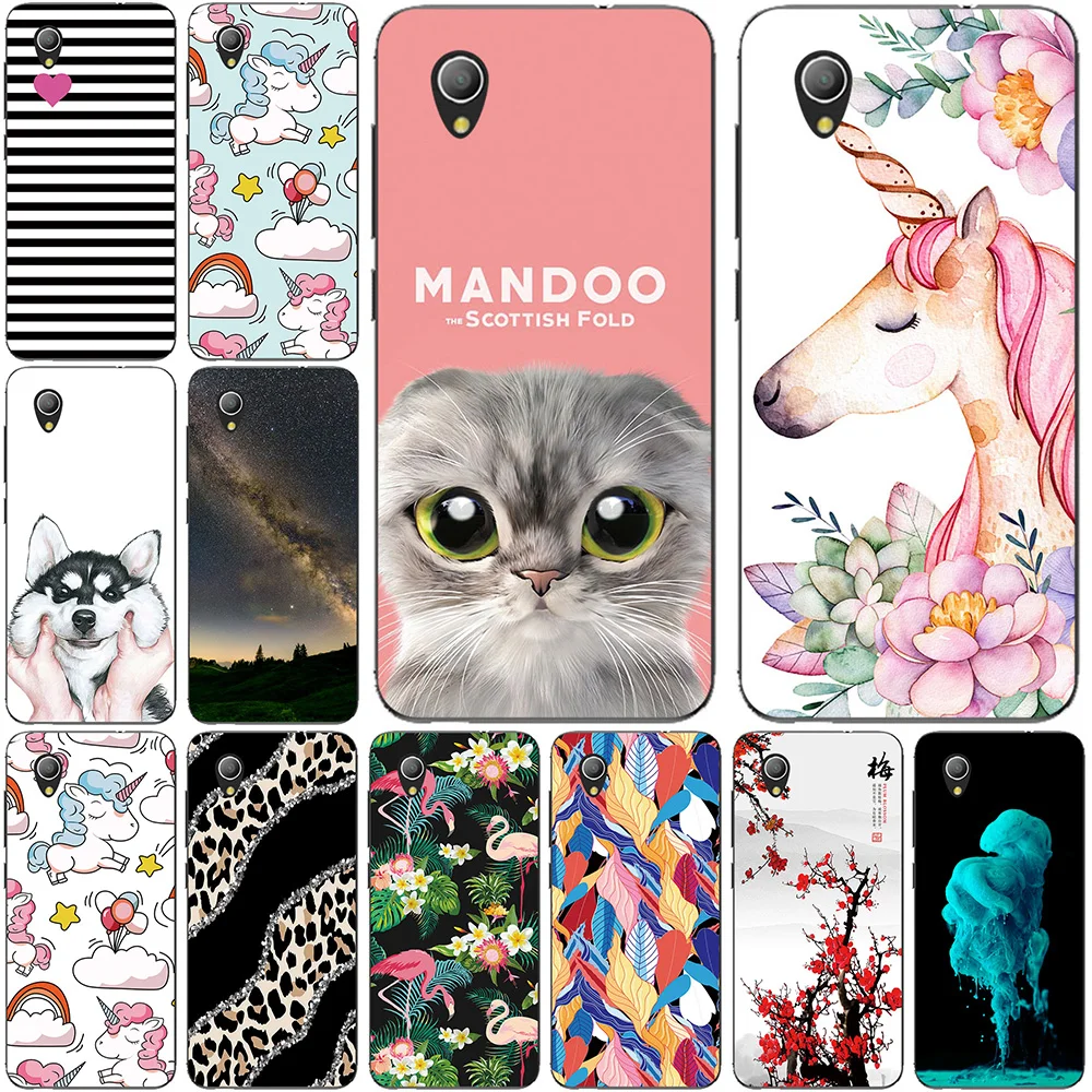 

Phone Cases For Alcatel 1 5033D 2018 2019 2021 Soft TPU Cover Color Luxury Popular Printing Mobile Fashion Bags Free Shipping