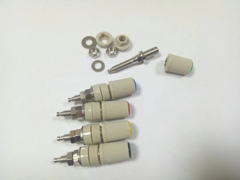 50PCS brass Binding Post For Speaker for 4mm Banana Plug Test Connectors New | Обустройство дома