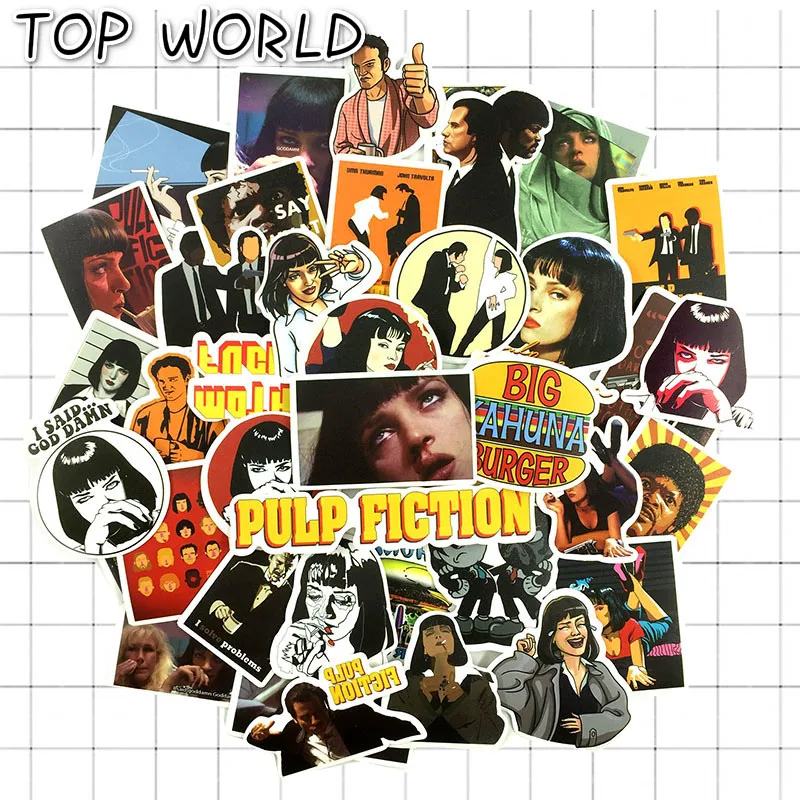 10/50pcs/lot Weird Novel Personality Girl Movie Graffiti Sticker For Laptop Skateboard Notebook Car Motorcycle Toy Stickers