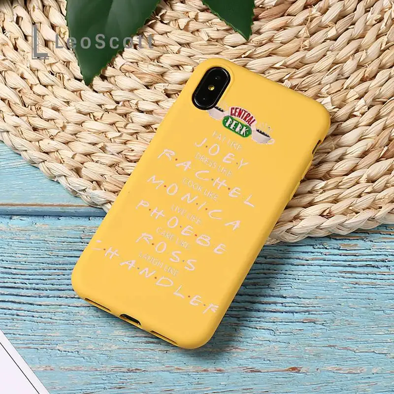 

TV show friends Phone Case Candy Color for iPhone 11 12 pro XS MAX 8 7 6 6S Plus X SE 2020 XR