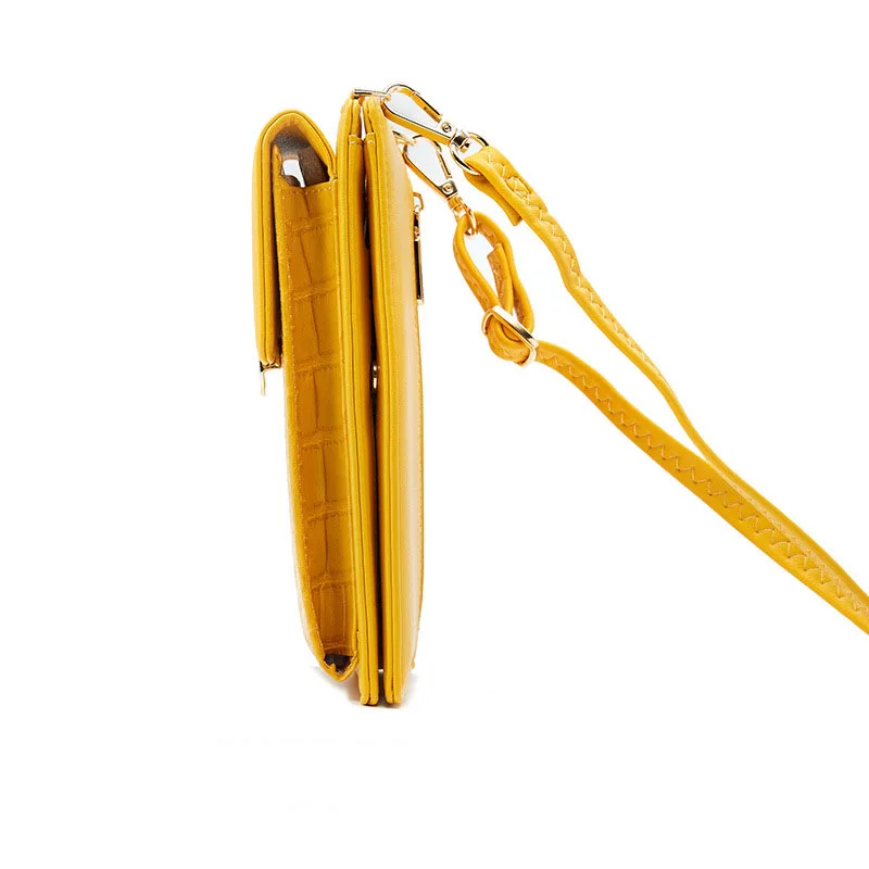 

Brand Designer PU Leather Crocodile Pattern Women Bag Soft Touch Female Shoulder Bag Girl Card Purse Wallet Phone pouch Ladies