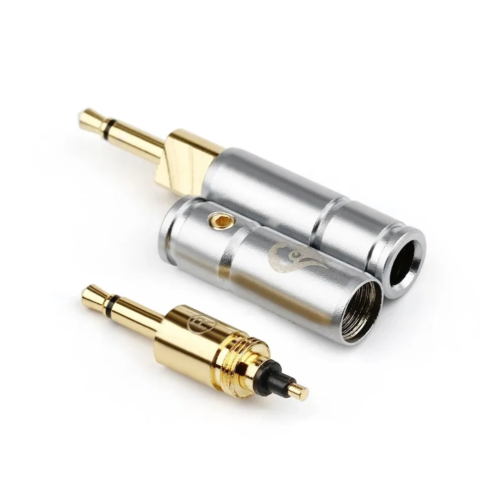 2 5 мм аудио разъем полюса провода DIY Наушники разъемы металлические контакты