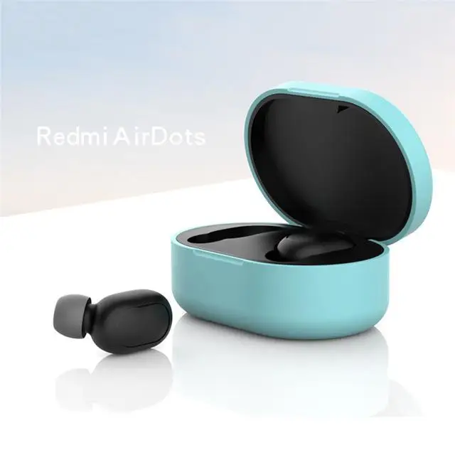 

Yfashion Silicone Protective Cover Earphone Case for Xiaomi Redmi Airdot TWS Bluetooth Earphone Fashion Version Wireless