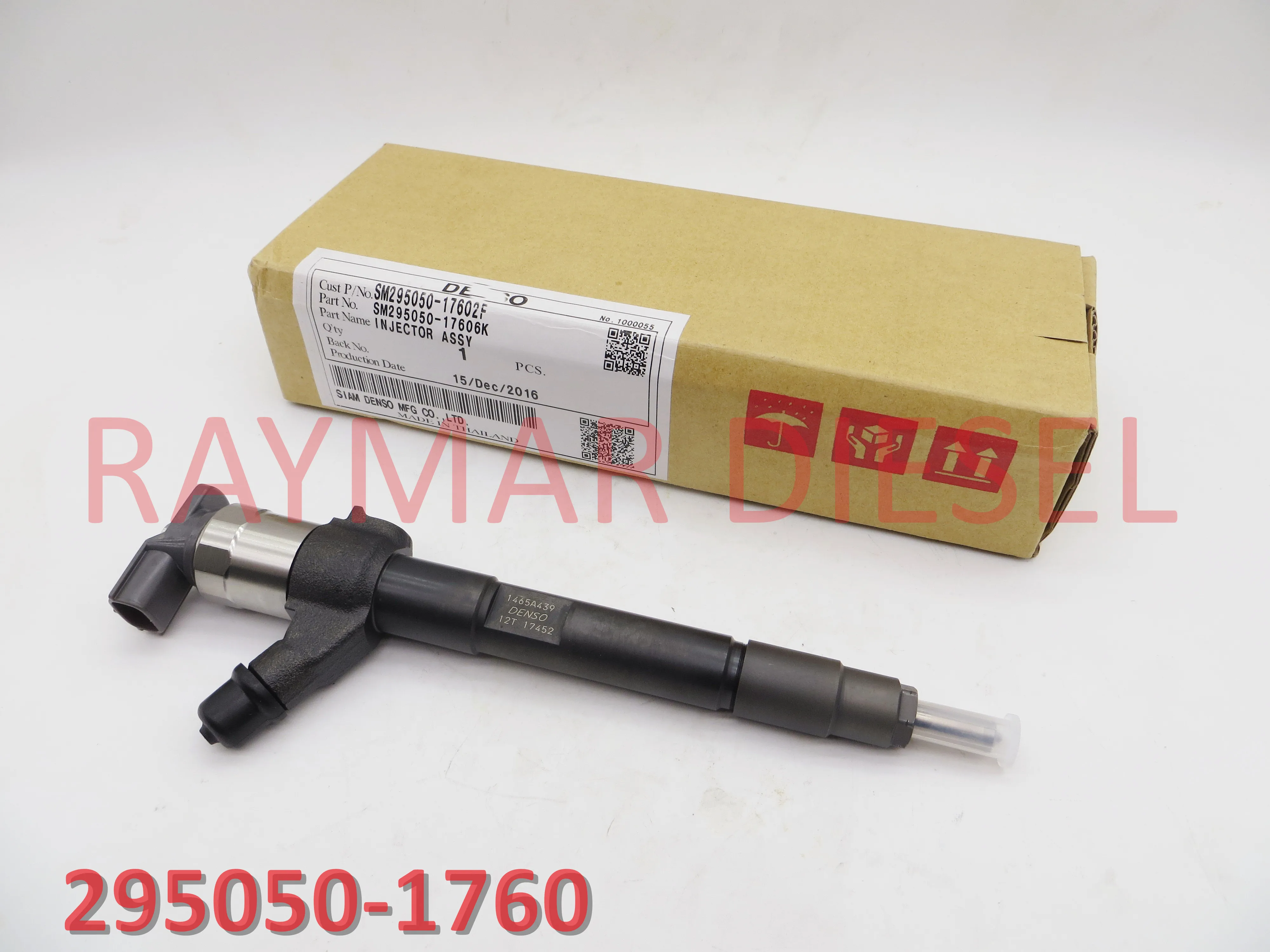 Подлинный дизельный топливный инжектор общей топливной магистрали 295050 1760 для 4N15